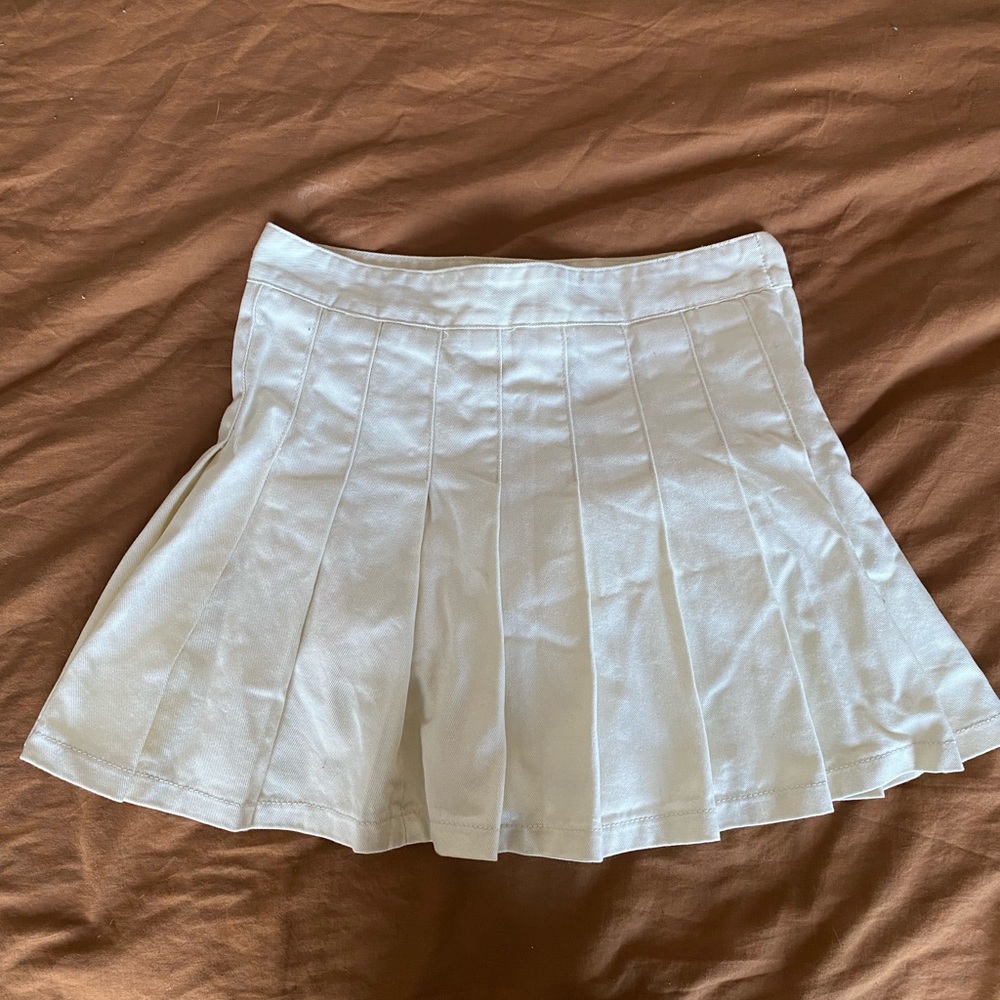 brandy melville cream dana skirt